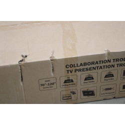 SALE OUT. DIGITUS TV Cart, 70-120" 140 kg max., Black | Digitus | Other | 70-120 " | Maximum weight (capacity) 140 kg | DAMAGED 