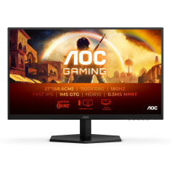 AOC 27G42E | 27 " | IPS | FHD | 16:9 | 180 Hz | 1 ms | 1920 x 1080 pixels | 300 cd/m | HDMI ports quantity 1 | Black