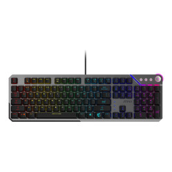 MSI STRIKE 600 SILENT US | Gaming Keyboard | Wired | US | USB 2.0 | KAILH Midnight PRO Silent Tactile