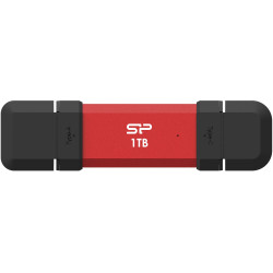 Silicon Power DS72 | 1000 GB | USB Type-A/USB Type-C 3.2 Gen 2 | Red