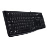 Logitech Desktop MK120 Wired keyboard USB Mouse included US Black