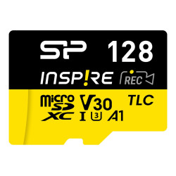 Silicon Power Inspire | 128 GB | microSDXC | Flash memory class C10, UHS-I U3, V30