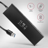 AXAGON SuperSpeed USB-A FLAT Hub | HUE-F7A