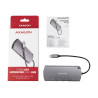 AXAGON SuperSpeed USB-C Combo 6in1 Hub | HMC-6M2 AXAGON SuperSpeed USB-C Combo 6in1 Hub | HMC-6M2
