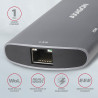AXAGON SuperSpeed USB-C Combo 6in1 Hub | HMC-6M2 AXAGON SuperSpeed USB-C Combo 6in1 Hub | HMC-6M2