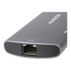 AXAGON SuperSpeed USB-C Combo 6in1 Hub | HMC-6M2