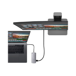 AXAGON SuperSpeed USB-C Combo 6in1 Hub | HMC-6M2
