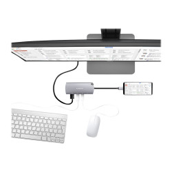 AXAGON SuperSpeed USB-C Combo 6in1 Hub | HMC-6M2