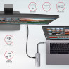 AXAGON SuperSpeed USB-C COMBO 5in1 Hub | HMC-5