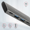 AXAGON SuperSpeed USB-C 10 Gbps SPEEDSTER 4 Hub | HMC-4G2 AXAGON SuperSpeed USB-C 10 Gbps SPEEDSTER 4 Hub | HMC-4G2