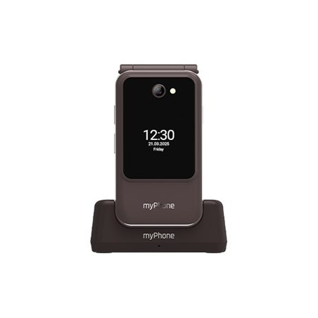myPhone Harmony LTE Praline Collection | Brown | 2.8+1.44 " | IPS | 48 MB | 128 MB | Single SIM | MicroSD | 3G | Bluetooth | 5.1