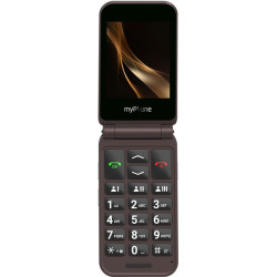 myPhone Harmony LTE Praline Collection | Brown | 2.8+1.44 " | IPS | 48 MB | 128 MB | Single SIM | MicroSD | 3G | Bluetooth | 5.1