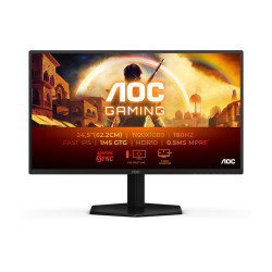 AOC 25G42E | 25 " | IPS | FHD | 16:9 | 180 Hz | 1 ms | 1920 x 1080 pixels | 300 cd/m | HDMI ports quantity 1 | Black