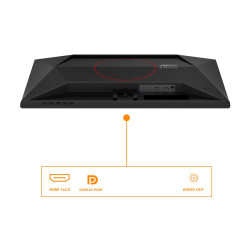 AOC 25G42E | 25 " | IPS | FHD | 16:9 | 180 Hz | 1 ms | 1920 x 1080 pixels | 300 cd/m | HDMI ports quantity 1 | Black