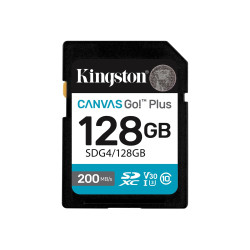 Kingston | Canvas Go! Plus | 128 GB | SD | Flash memory class Class 10, UHS-I, U3, V30