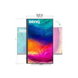 Benq PD2730S | 27 " | IPS | 5K | 16:9 | 60 Hz | 5 ms | 5120 x 2880 pixels | 400 cd/m | HDMI ports quantity 1 | Black