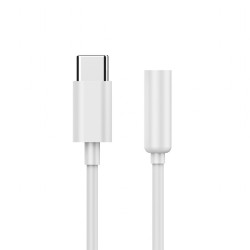 Cablexpert | USB type-C plug to stereo 3.5 mm audio adapter cable, White | A-CM-3.5F-01