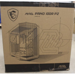 SALE OUT. MSI MAG PANO 100R PZ | MSI | MAG PANO 100R PZ | Side window | Black | Mid-Tower | DAMAGED PACKAGING | Power supply inc