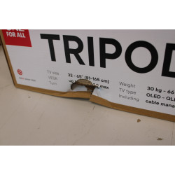 SALE OUT. One for All WM7472 Tripod Universal TV Stand 32-65", 360 , Light, Vesa 400 | ONE For ALL | Floor stand | WM 7472 | Tur