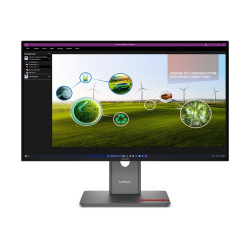 Lenovo ThinkVision | P27Q-40 | 27 " | IPS | 16:9 | 120 Hz | 4 ms | 350 cd/m | HDMI ports quantity 1 | Eclipse black | Warranty 3
