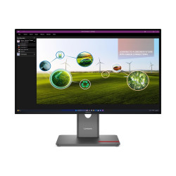 Lenovo ThinkVision | P27Q-40 | 27 " | IPS | 16:9 | 120 Hz | 4 ms | 350 cd/m | HDMI ports quantity 1 | Eclipse black | Warranty 3