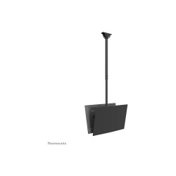 Neomounts CL35-340BL22 Dual Monitor/TV Mount Ceiling | Adjustable Height, Rotate, Tilt, Swivel | 23-42 " | Maximum weight (capac