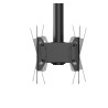 Neomounts CL35-340BL22 Dual Monitor/TV Mount Ceiling | Adjustable Height, Rotate, Tilt, Swivel | 23-42 " | Maximum weight (capac