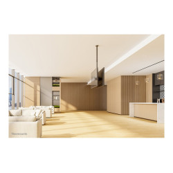 Neomounts CL35-340BL22 Dual Monitor/TV Mount Ceiling | Adjustable Height, Rotate, Tilt, Swivel | 23-42 " | Maximum weight (capac