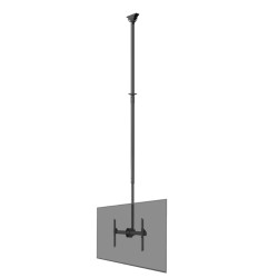 Neomounts CL35-440BL16XL Monitor/TV Mount Ceiling | Adjustable Height, Rotate, Tilt, Swivel | 37-70 " | Maximum weight (capacity