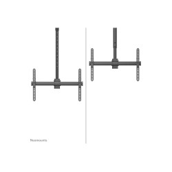 Neomounts CL35-440BL16XL Monitor/TV Mount Ceiling | Adjustable Height, Rotate, Tilt, Swivel | 37-70 " | Maximum weight (capacity