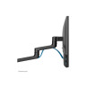 Neomounts Desk Mount | DS60-425BL1 Monitor arm | Adjustable Height, Rotate, Tilt, Swivel | 17-27 " | Maximum weight (capacity) 8