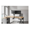 Neomounts Desk Mount | DS60-425BL2 Monitor Arm | Adjustable Height, Rotate, Tilt, Swivel | 17-27 " | Maximum weight (capacity) 8