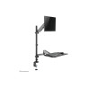 Neomounts Desk Mount | DS90-325BL1 Sit-stand workstation desk | Adjustable Height, Rotate, Tilt, Swivel | 17-32 " | Maximum weig