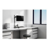 Neomounts Desk Mount | DS90-325BL1 Sit-stand workstation desk | Adjustable Height, Rotate, Tilt, Swivel | 17-32 " | Maximum weig
