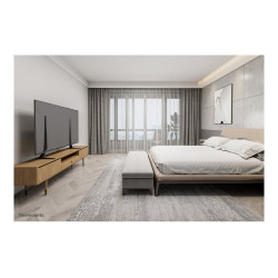 Neomounts Desk Mount | DS45-430BL18 TV stand | Adjustable Height | 45-90 " | Maximum weight (capacity) 60 kg | Black