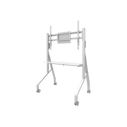Neomounts Floor stand | FL50-525WH1 TV trolley | Adjustable Height | 55-86 " | Maximum weight (capacity) 76 kg | White