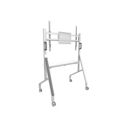 Neomounts Floor stand | FL50-525WH1 TV trolley | Adjustable Height | 55-86 " | Maximum weight (capacity) 76 kg | White