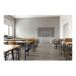 Neomounts Floor stand | FL50-525WH1 TV trolley | Adjustable Height | 55-86 " | Maximum weight (capacity) 76 kg | White