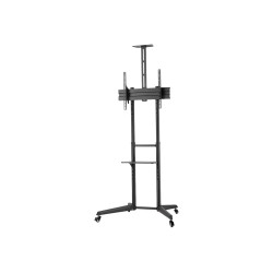 Neomounts Floor stand | FL50-550BL1 TV trolley | Adjustable Height, Tilt | 37-70 " | Maximum weight (capacity) 50 kg | Black