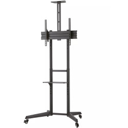 Neomounts Floor stand | FL50-550BL1 TV trolley | Adjustable Height, Tilt | 37-70 " | Maximum weight (capacity) 50 kg | Black