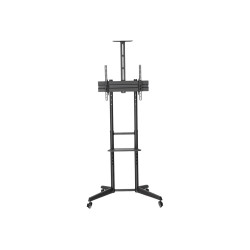 Neomounts Floor stand | FL50-550BL1 TV trolley | Adjustable Height, Tilt | 37-70 " | Maximum weight (capacity) 50 kg | Black