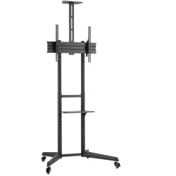 Neomounts Floor stand | FL50-550BL1 TV trolley | Adjustable Height, Tilt | 37-70 " | Maximum weight (capacity) 50 kg | Black