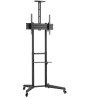 Neomounts Floor stand | FL50-550BL1 TV trolley | Adjustable Height, Tilt | 37-70 " | Maximum weight (capacity) 50 kg | Black