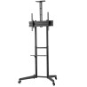 Neomounts Floor stand | FL50-550BL1 TV trolley | Adjustable Height, Tilt | 37-70 " | Maximum weight (capacity) 50 kg | Black