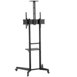 Neomounts Floor stand | FL50-550BL1 TV trolley | Adjustable Height, Tilt | 37-70 " | Maximum weight (capacity) 50 kg | Black
