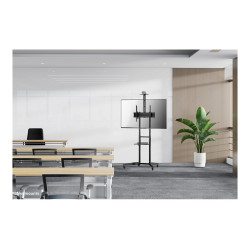 Neomounts Floor stand | FL50-550BL1 TV trolley | Adjustable Height, Tilt | 37-70 " | Maximum weight (capacity) 50 kg | Black