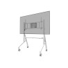 Neomounts Floor stand | FL50-575WH1 TV trolley | Adjustable Height | 65-110 " | Maximum weight (capacity) 125 kg | White