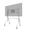 Neomounts Floor stand | FL50-575WH1 TV trolley | Adjustable Height | 65-110 " | Maximum weight (capacity) 125 kg | White