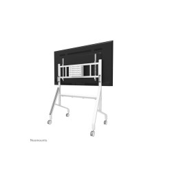 Neomounts Floor stand | FL50-575WH1 TV trolley | Adjustable Height | 65-110 " | Maximum weight (capacity) 125 kg | White