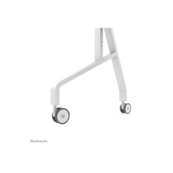 Neomounts Floor stand | FL50-575WH1 TV trolley | Adjustable Height | 65-110 " | Maximum weight (capacity) 125 kg | White